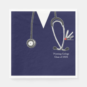 Nursing School Graduation Napkin