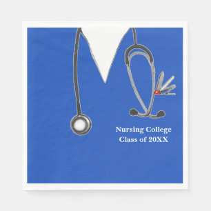 Nursing School Graduation Napkin
