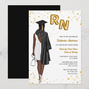Nursing School Graduation Party Invitation
