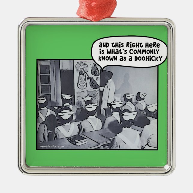 Nursing School Instructor - Doohicky Metal Ornament (Front)