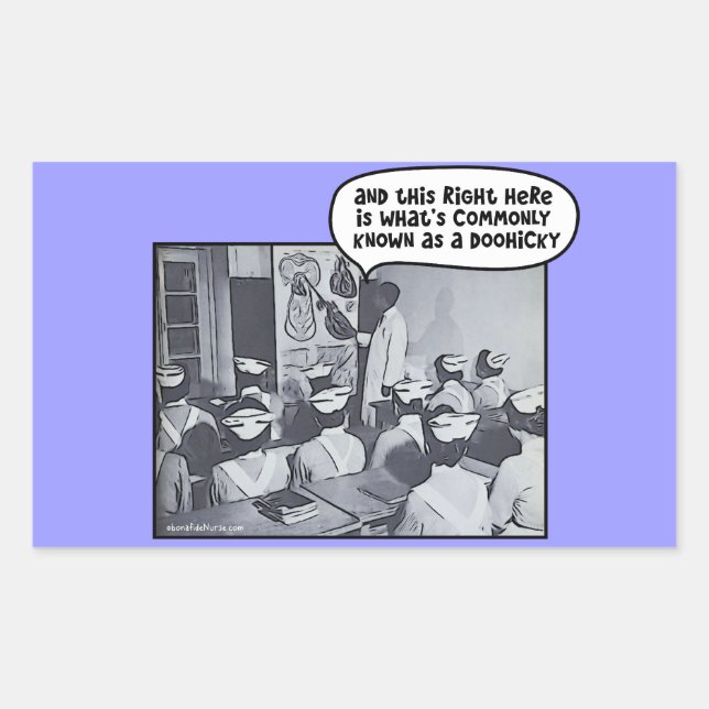 Nursing School Instructor - Doohicky Sticker (Front)