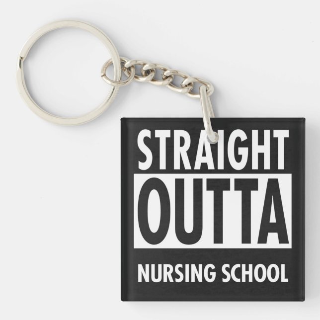 Nursing School  Keychain (Front)