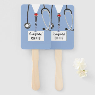 Nursing School or Medical School Graduation Hand Fan
