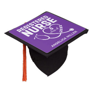 Nursing School RN Graduation Cap Topper