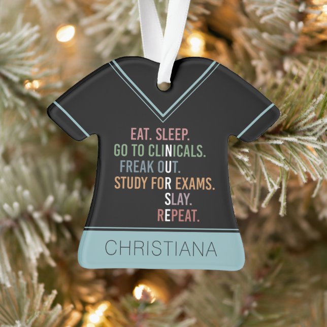 Nursing School student Future Nurse RN Gifts Ornament (Tree)