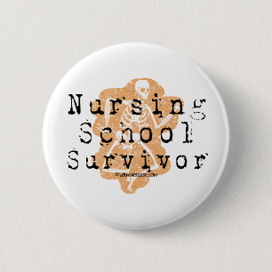 Nursing School Survivor 2 Inch Round Button