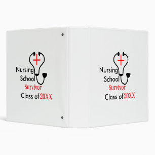 Nursing School survivor class of 20XX medical nurs Binder
