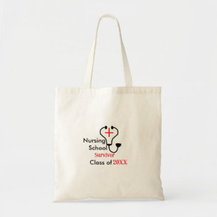 Nursing School survivor class of 20XX medical nurs Tote Bag