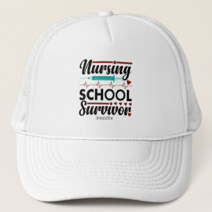 Nursing School Survivor Trucker Hat