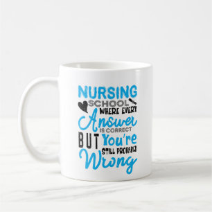 Nursing School Where Every Answer Is Correct Coffee Mug