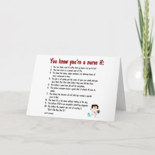 Nursing Shots Greeting Card - Customized