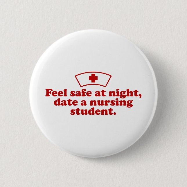 Nursing Student 2 Inch Round Button (Front)
