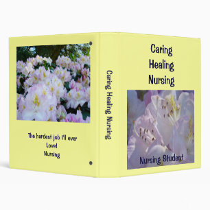 Nursing Student Binder custom Caring Healing Nurse