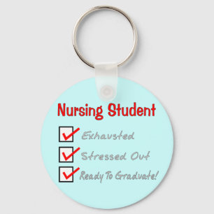 Nursing Student "Check Mark" T-Shirts & Gifts Keychain