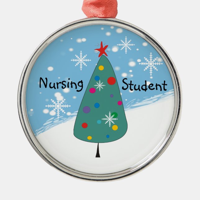 Nursing Student Christmas Ornament (Front)