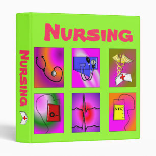 Nursing Student Class Binder Notebook