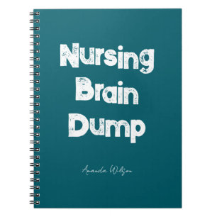 Nursing Student College Study Minimalist Caribbean Notebook