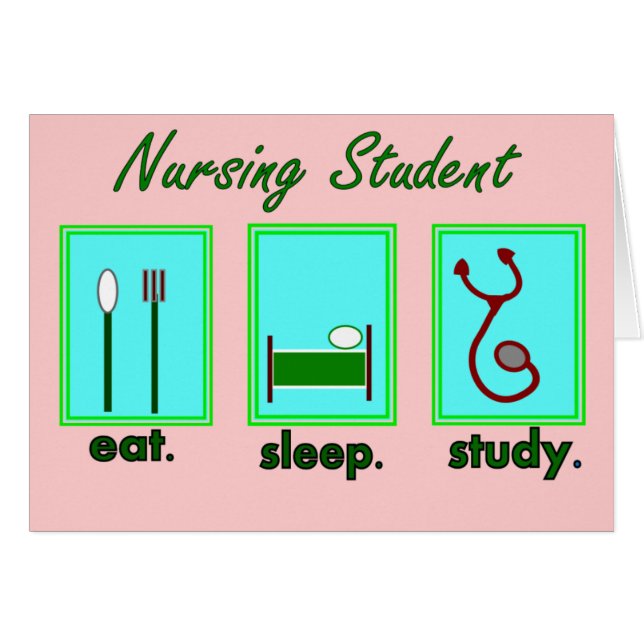 nursing student eat sleep study (Front Horizontal)