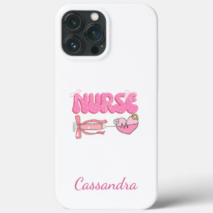 Nursing Student School Future Nurse Name iPhone 13 Pro Max Case