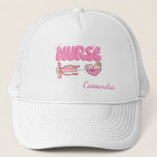 Nursing Student School Future Nurse Name Gift Trucker Hat