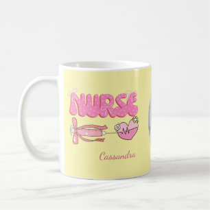 Nursing Student School Future Nurse Photo Name Coffee Mug