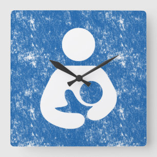 Nursing Symbol Square Wall Clock