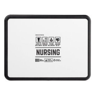 nursing trailer hitch cover