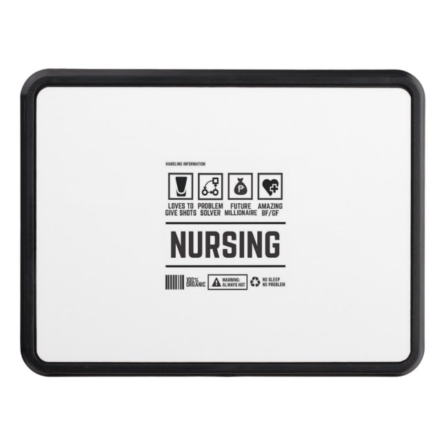 nursing trailer hitch cover (Front)