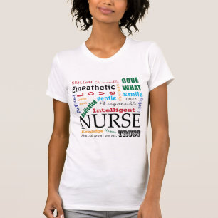 Nursing Traits Tee Shirts Nurse's Week Thank You