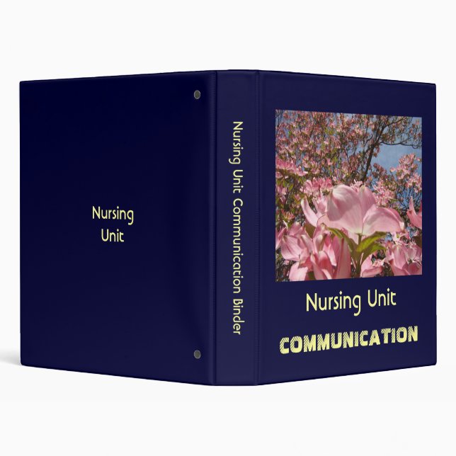 Nursing Unit Communication binder custom Nurses (Background)