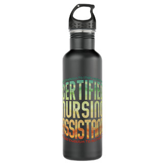 Nursing Womens Certified Nursing Assistant Nurse C 710 Ml Water Bottle