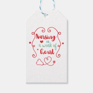 Nursing Work Gift Tags