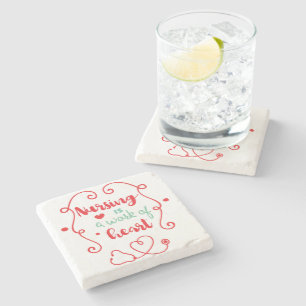 Nursing Work Stone Coaster