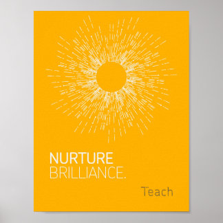 Nurture Brilliance Poster