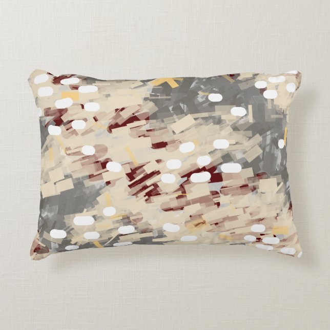 Nurture Nature Abstract Accent Pillow (Front)