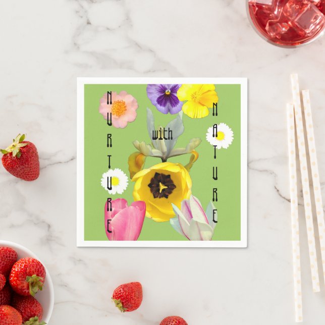 Nurture with NaturePaper Napkin (Insitu)