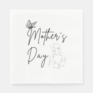Nurturing Mother's Day Paper Napkins
