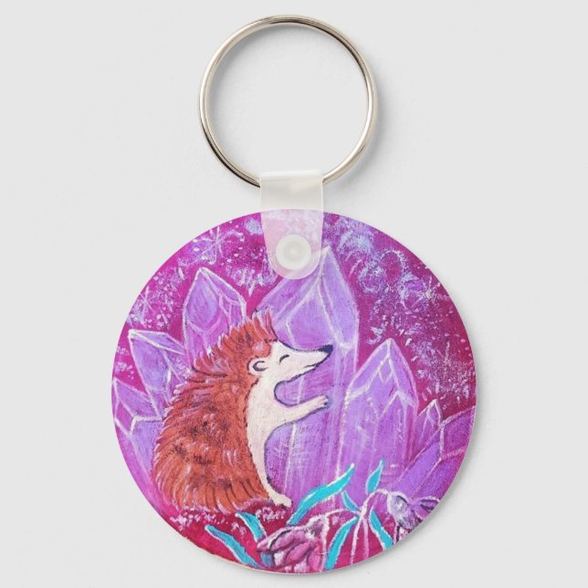 Nurturing Round Keychain (Front)