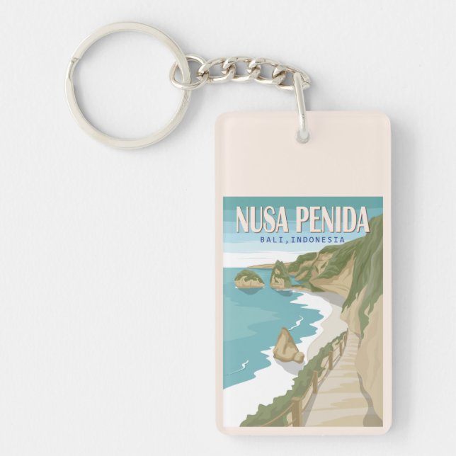 Nusa Penida Beach Bali Indonésie Vintage (Devant)