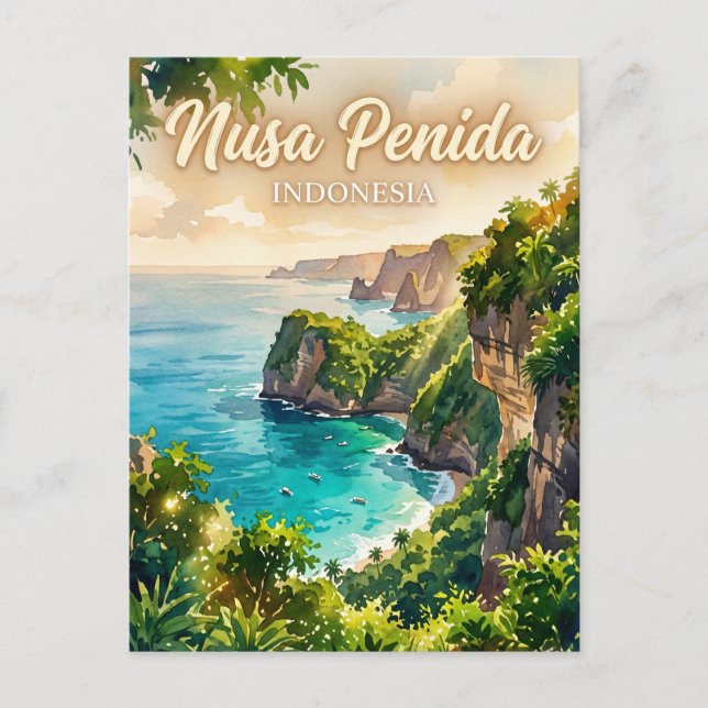 Nusa Penida Indonesia Postcard (Front)