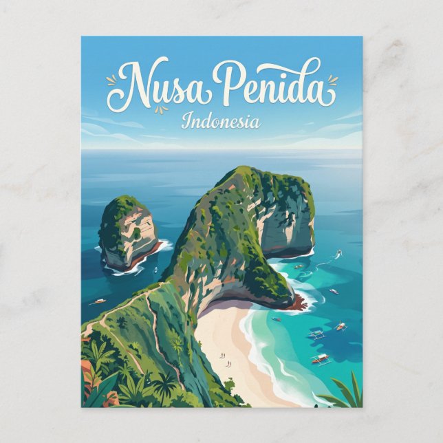 Nusa Penida Indonesia Postcard (Front)