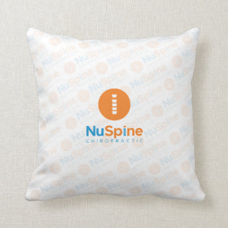 NuSpine Stack Logo  Throw Pillow