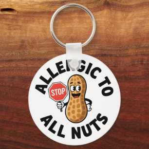 Nut allergy Alert Keychain