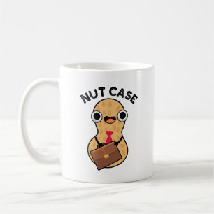 Nut Case Funny Peanut Puns Coffee Mug