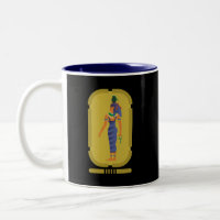 Nut Egyptian Goddess Two-Tone Coffee Mug
