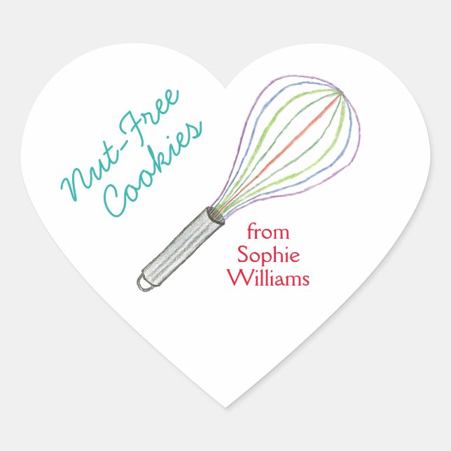 Nut free cookie labels / stickers (Devant)