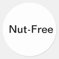 Nut free labels- perfect for school!