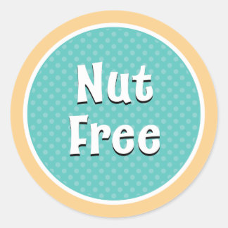 Nut Free Sticker