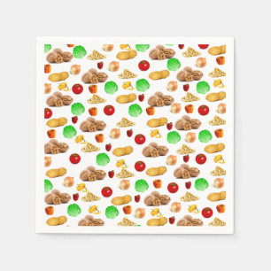 Nut Salad Paper Napkins