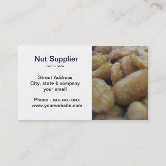 Nut Supplier Business Card